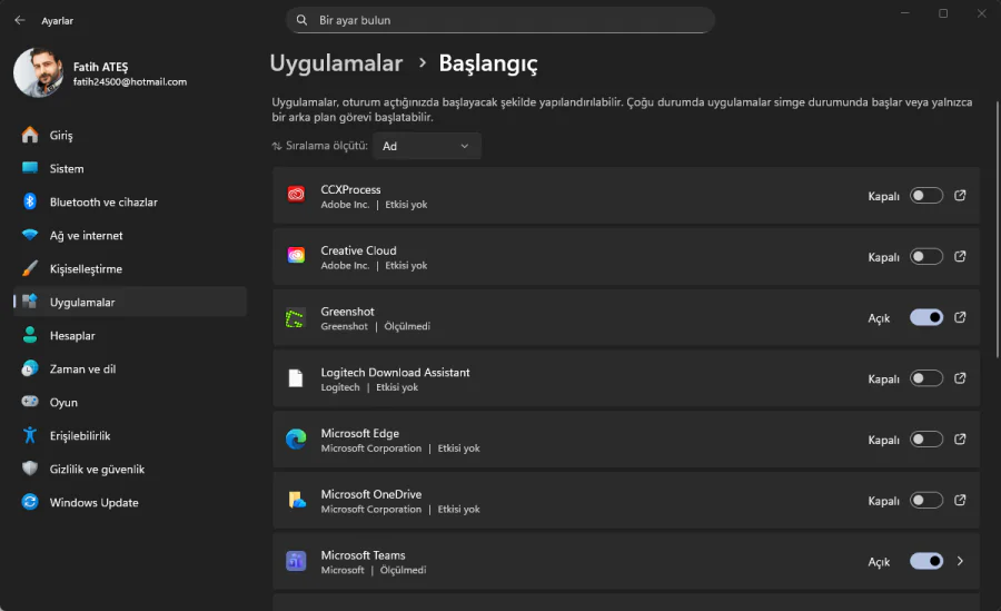 Bilgisayarı Yavaşlatan 5 Varsayılan Windows Ayarı