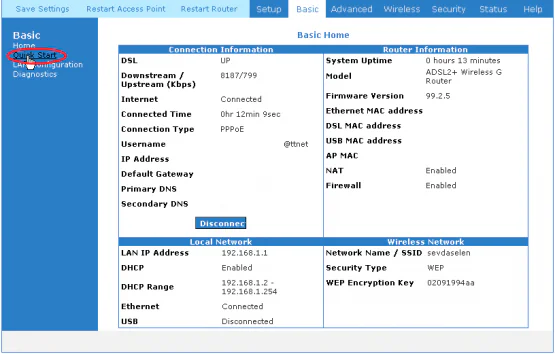 Aztech DSL600EW Modem Kurulumu (Resimli Anlatım)