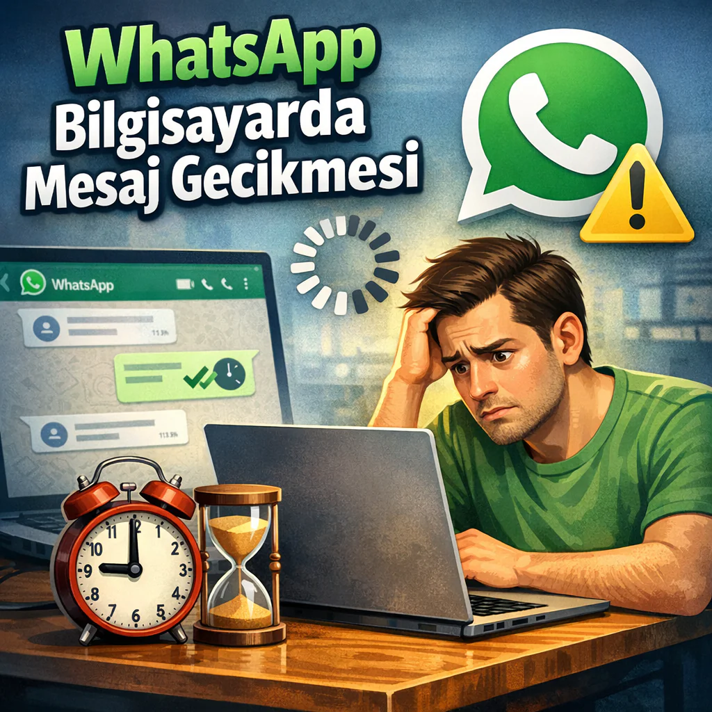 WhatsApp Mesajları Bilgisayarda Neden Geç Geliyor Çözümü Nedir
