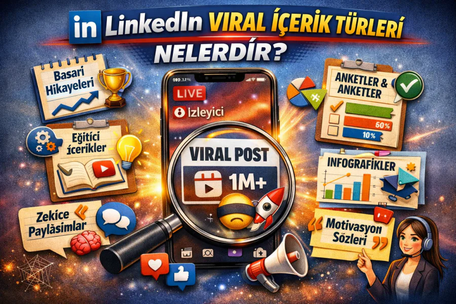LinkedIn Viral İçerik Türleri Nelerdir Yolları Neler