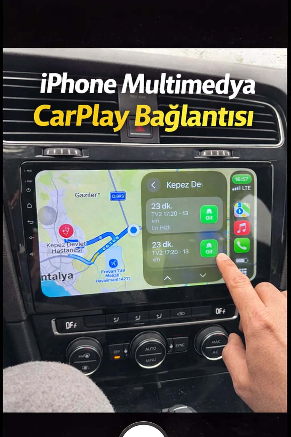 Iphone Multimedya CarPlay Nasıl Bağlanır Yolları Neler