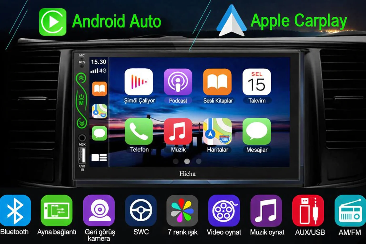 Iphone Multimedya CarPlay Nasıl Bağlanır