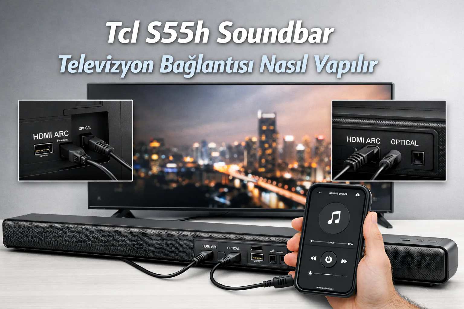 Tcl S55h Soundbar Televizyon Bağlantısı Nasıl Yapılır Yolları Neler