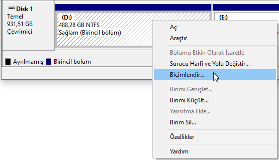 BIOS SSD'yi Tanıyor ama Önyükleme Yapmıyor