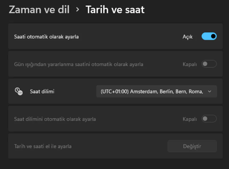 Bağlantınız Gizli Değil Hatası