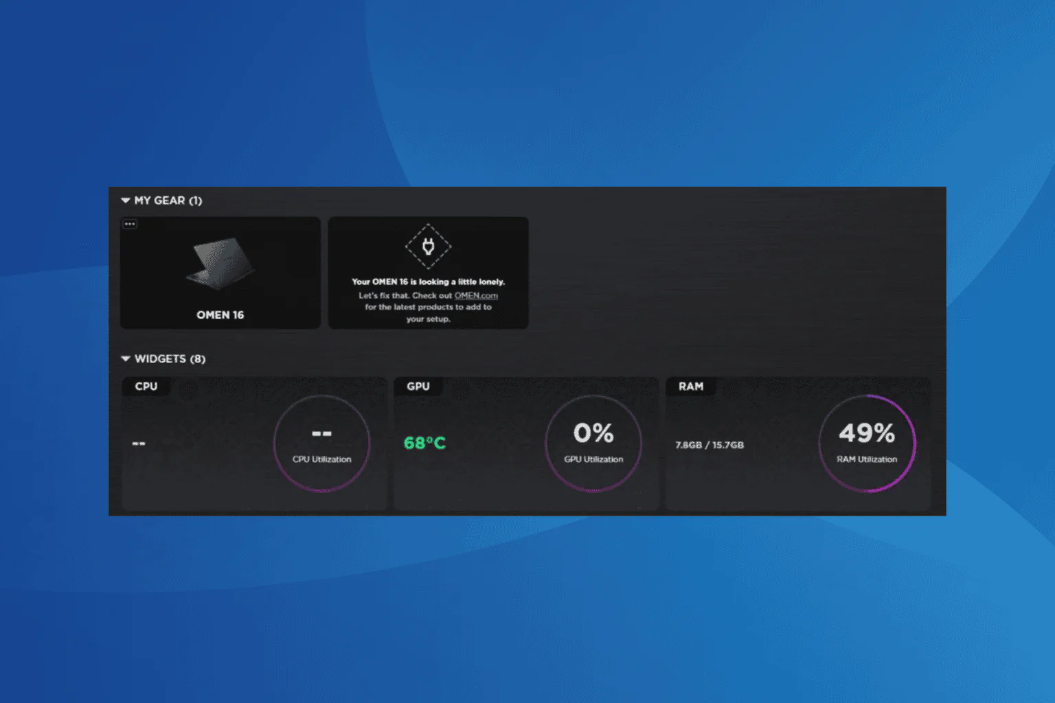 Oyunlarda CPU sıcaklığının görünmemesi sorununu çözmek için atılacak adımları gösteren bir bilgisayar ekranı.