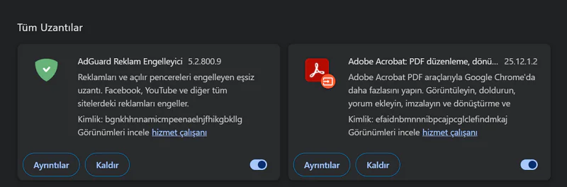 ERR_ADDRESS_UNREACHABLE hatası