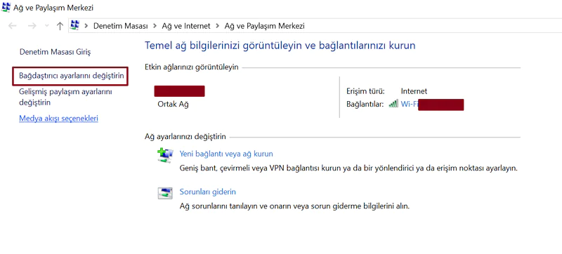 ERR_ADDRESS_UNREACHABLE hatası