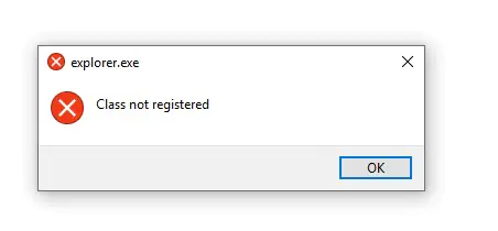Class Not Registered Uyarısı