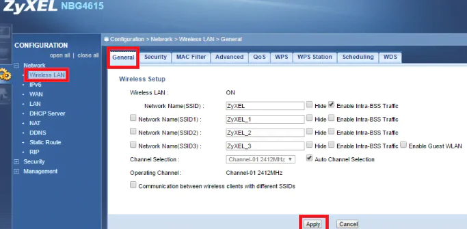 zyxel NBG4615 router kurulumu ve kablosuz ayarları