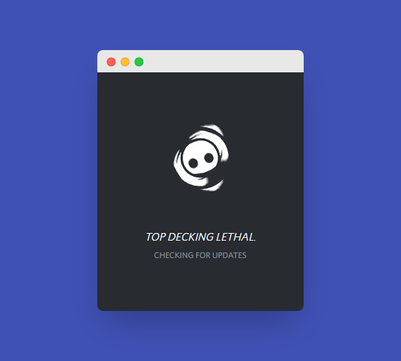 Discord A Fatal JavaScript Error Occurred Hatası