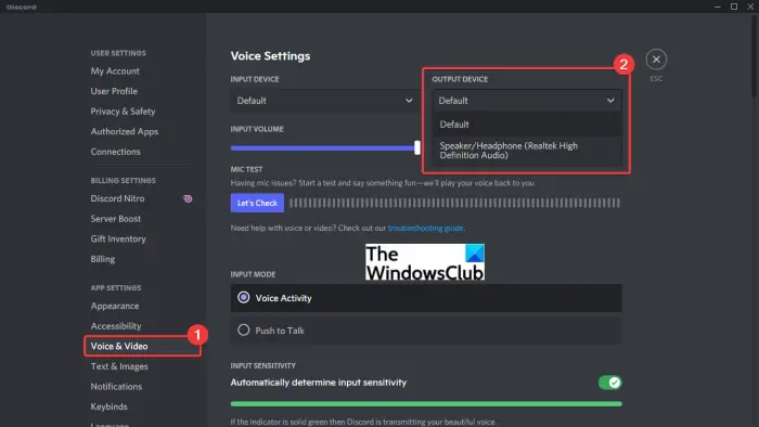 Discord'da Ses Karşı Tarafa Gitmiyor Sorunu