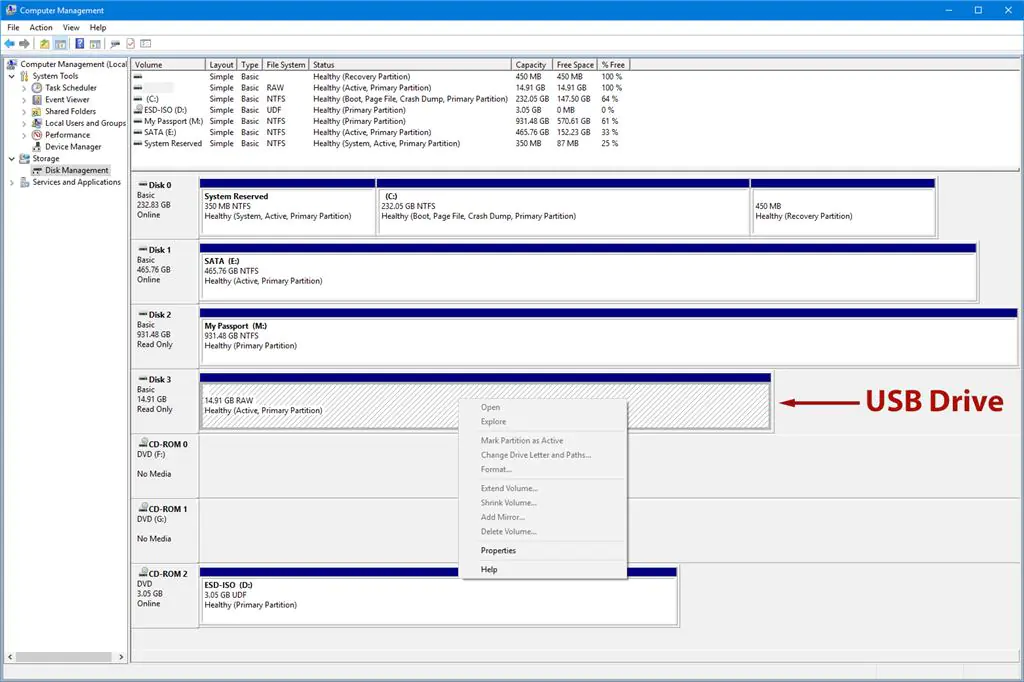 Windows 11 Kurarken USB Gözükmüyor Sorunu