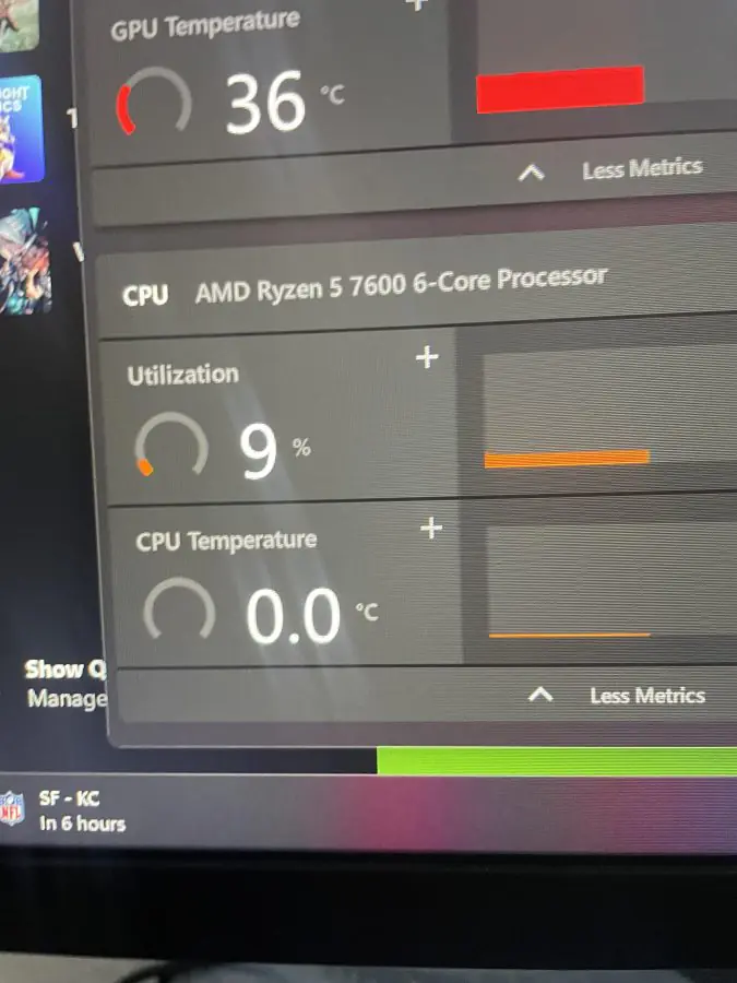 CPU Sıcaklığı Oyunlarda Görünmüyor Hatası