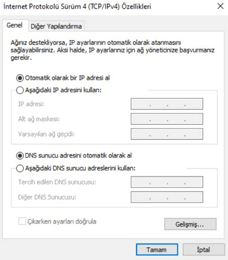 Windows ve Mac DNS Sunucusu Yanıt Vermiyor Hatası Çözümü