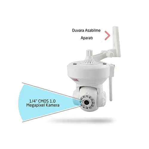 EVEREST SC-730 720P Gece Görüşlü, Kablosuz IP Kamera Özellikleri ve Fiyatı