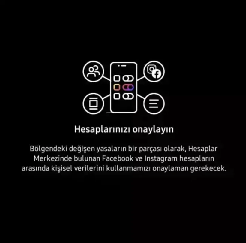 Instagram ve Facebook Hesabınızı Onaylayın Mesajı Sorunu çözümü