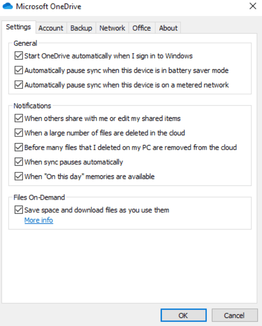 OneDrive Bulut Depolamasına Nasıl Yedeklersiniz