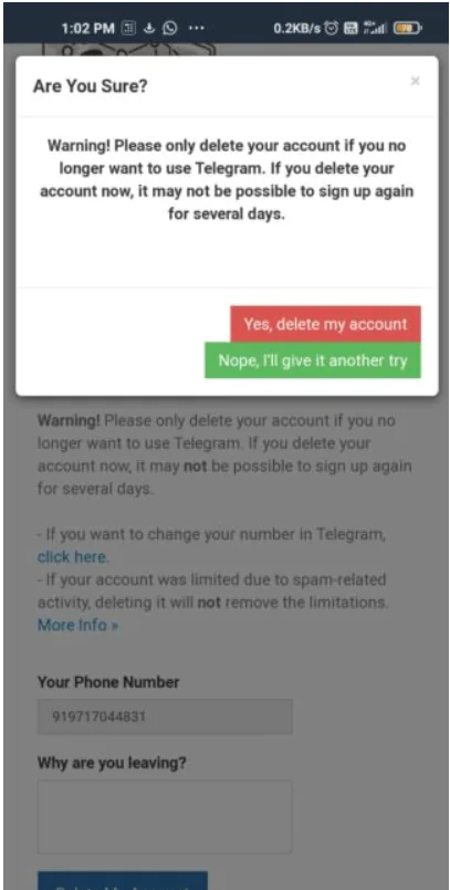 Telegram Hesabı Nasıl Silinir ve Gizliliğiniz Nasıl Kaydedilir