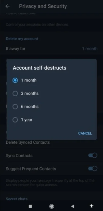 Telegram Hesabı Nasıl Silinir ve Gizliliğiniz Nasıl Kaydedilir