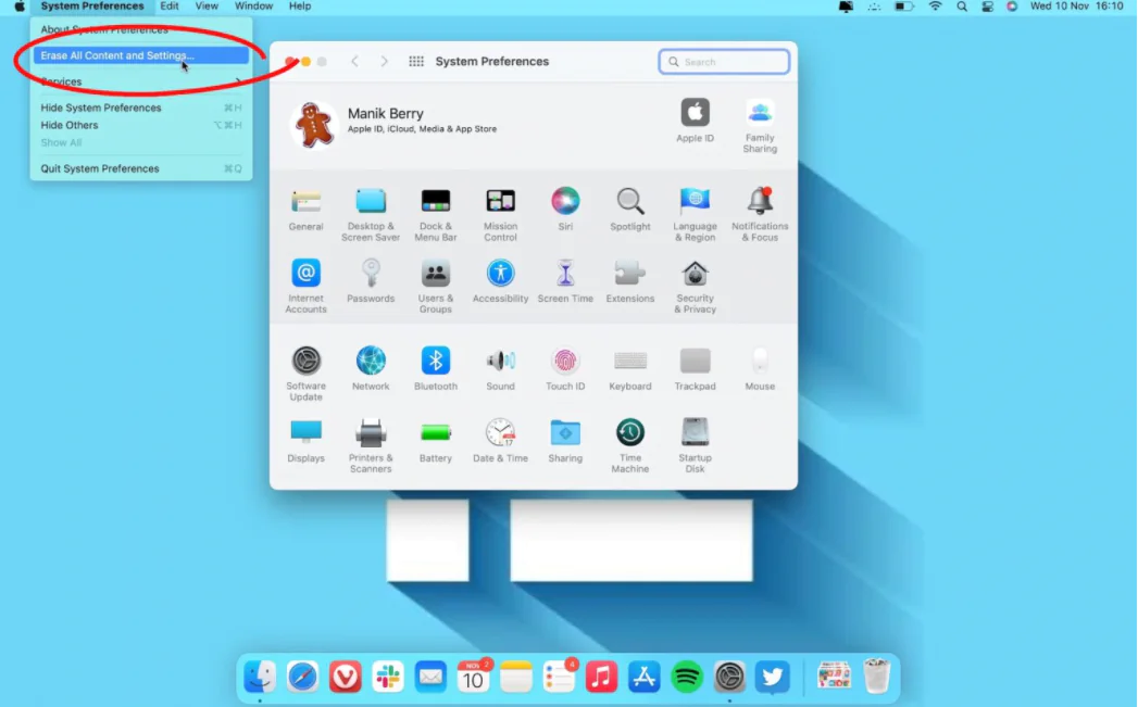 Mac'te Tüm İçerik ve Ayarlar Nasıl Silinir