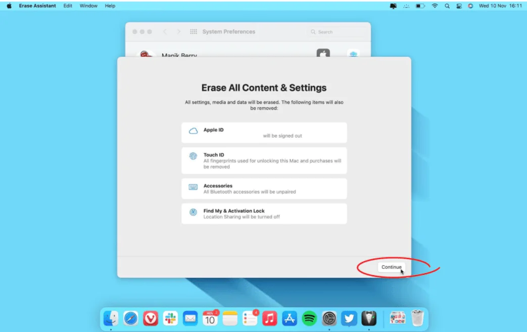 Mac'te Tüm İçerik ve Ayarlar Nasıl Silinir