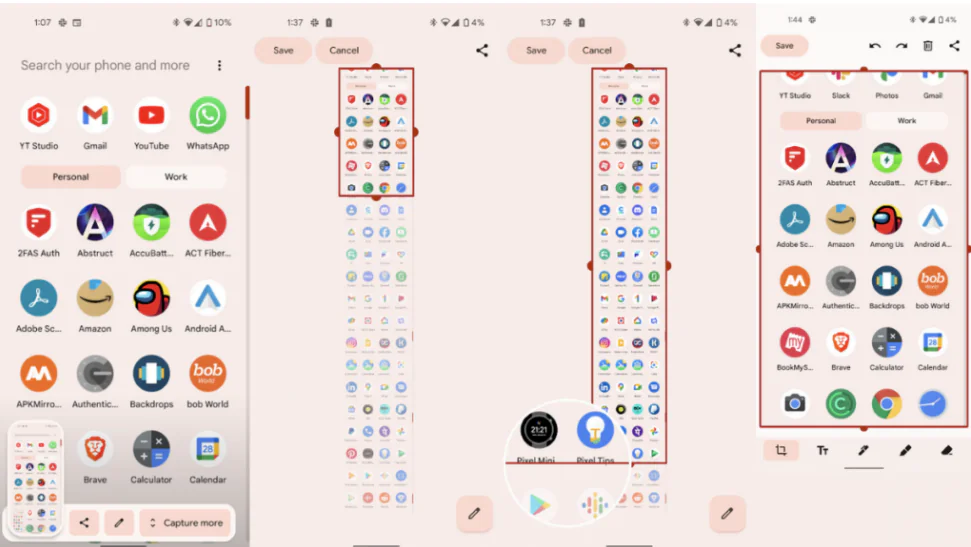 Genişletilmiş Ekran Görüntüsü Özelliği Nasıl Kullanılır?