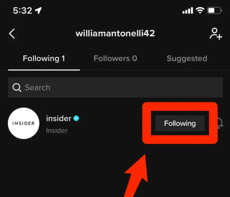 Tiktok'ta Takibi Bırakma
