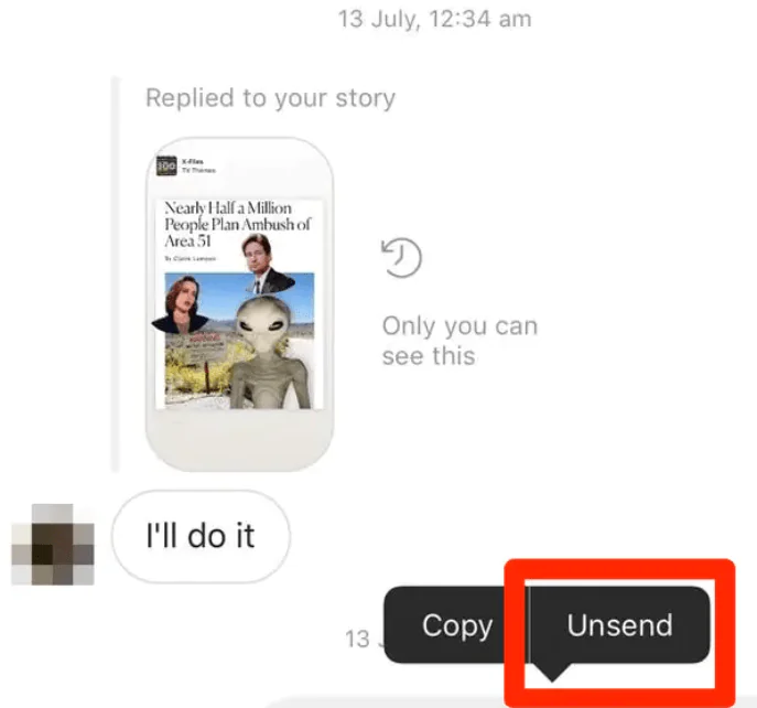 İnstagram Özel Mesajları Silme