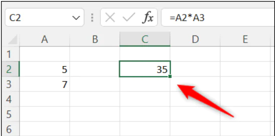 Excel'de Sayılar Nasıl Çarpılır