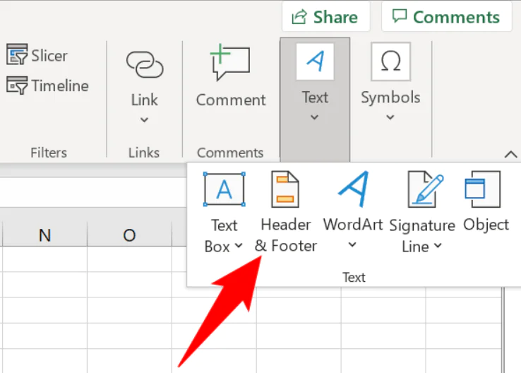 Excel'de Başlık Nasıl Eklenir