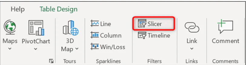Excel'de Dilimleyiciler Nasıl Oluşturulur