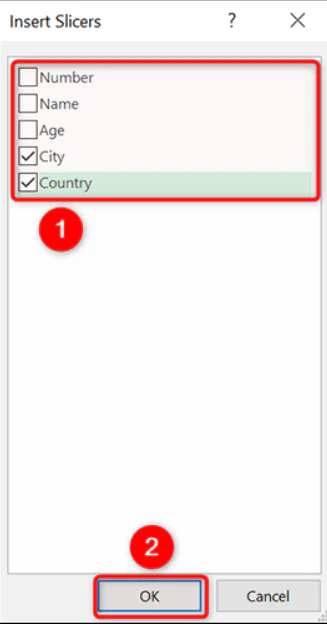 Excel'de Dilimleyiciler Nasıl Oluşturulur