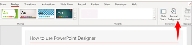 PowerPoint'te Arka Plan Nasıl Değiştirilir
