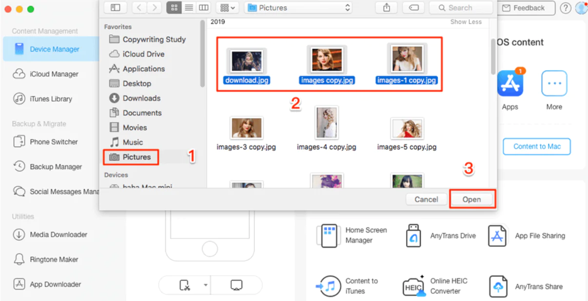 Fotoğrafları Mac'ten iPhone'a Aktarma