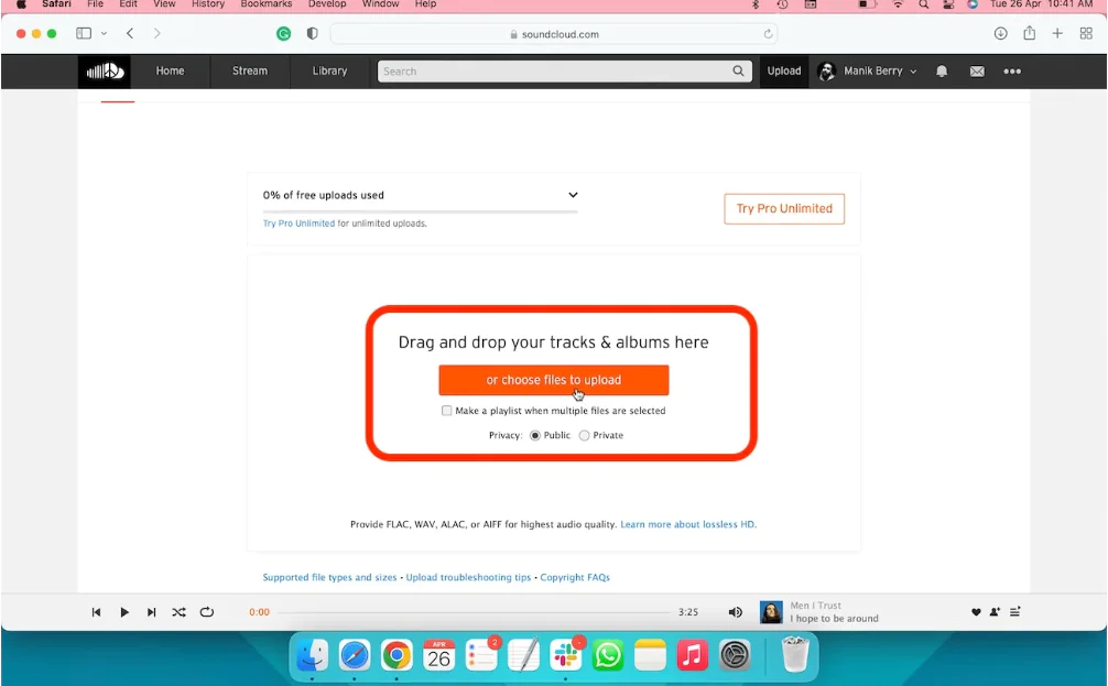 SoundCloud'a Müzik Nasıl Yüklenir?
