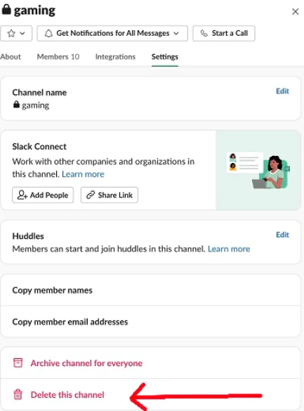 Slack Kanalları Nasıl Silinir veya Arşivlenir