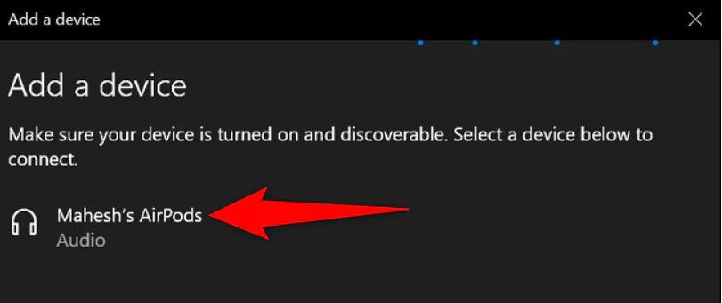 AirPod'lar Windows'a Nasıl Bağlanır