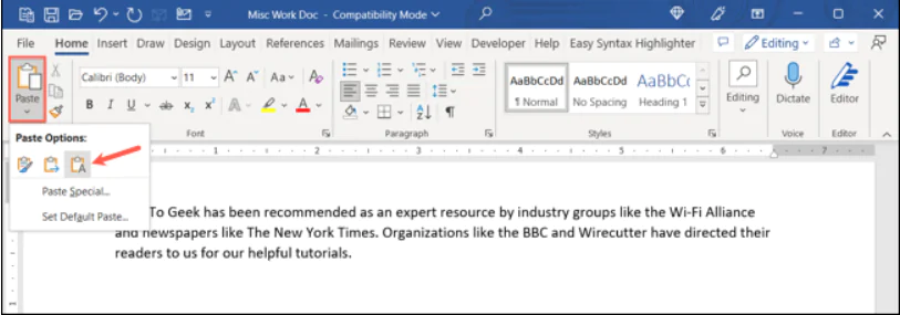 Word Belgelerinden Köprüler ne işe yarar