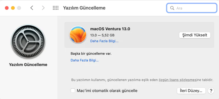 MacOS ta Güncelleme Hatası Nasıl Düzeltilir