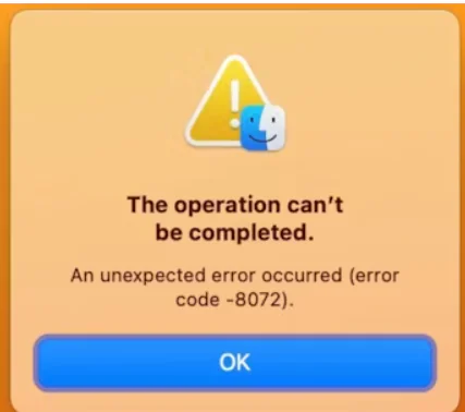 Mac -8072 Hatası Nasıl Onarılır?