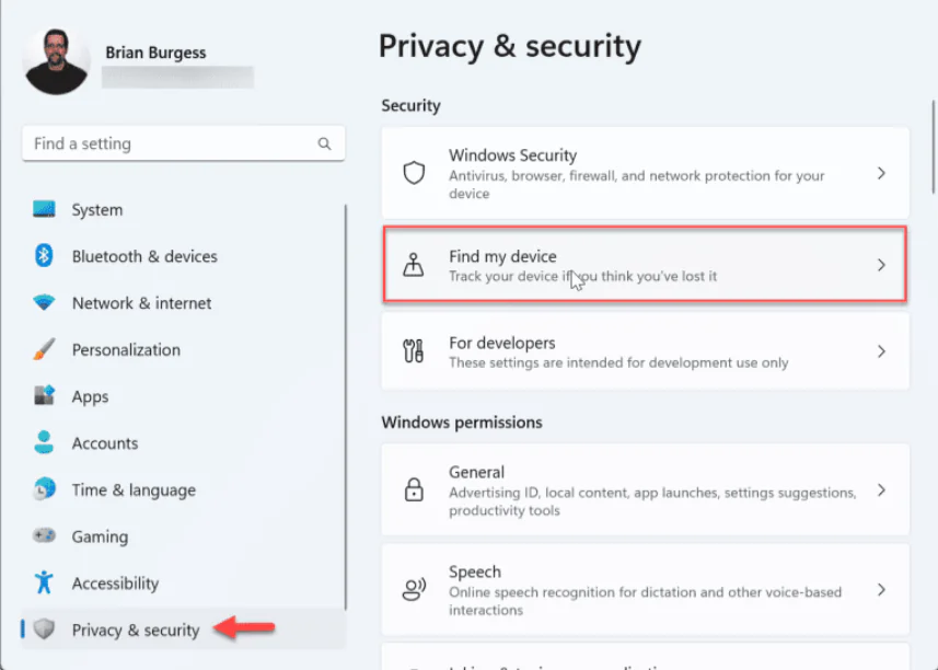 Windows 11 de Cihazımı Bul Nasıl Etkinleştirilir