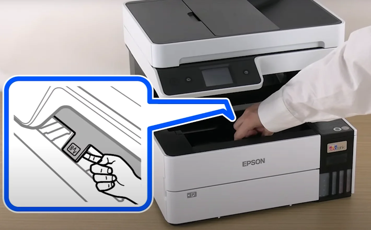 Epson L6490 Yazıcı Kurulumu için ön hazırlık