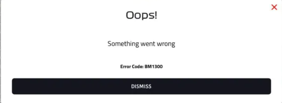 F1 TV BM1300 Hatası Giderme