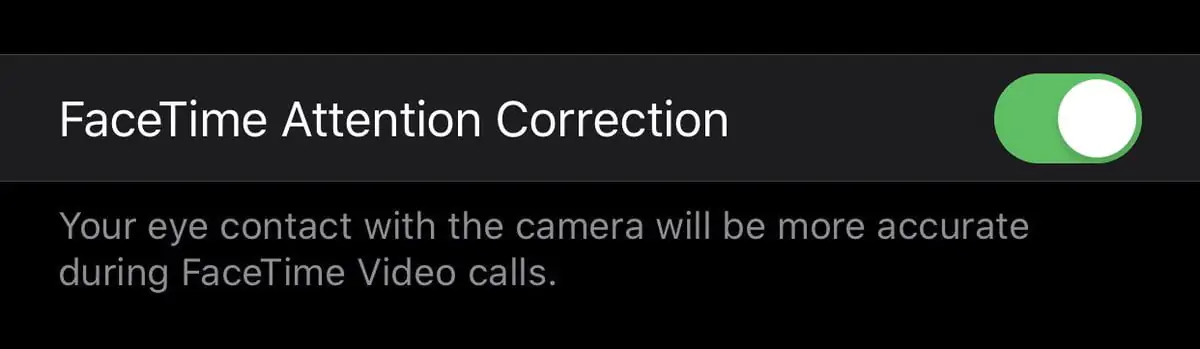 FaceTime Sahte Göz Teması Aktif Etme