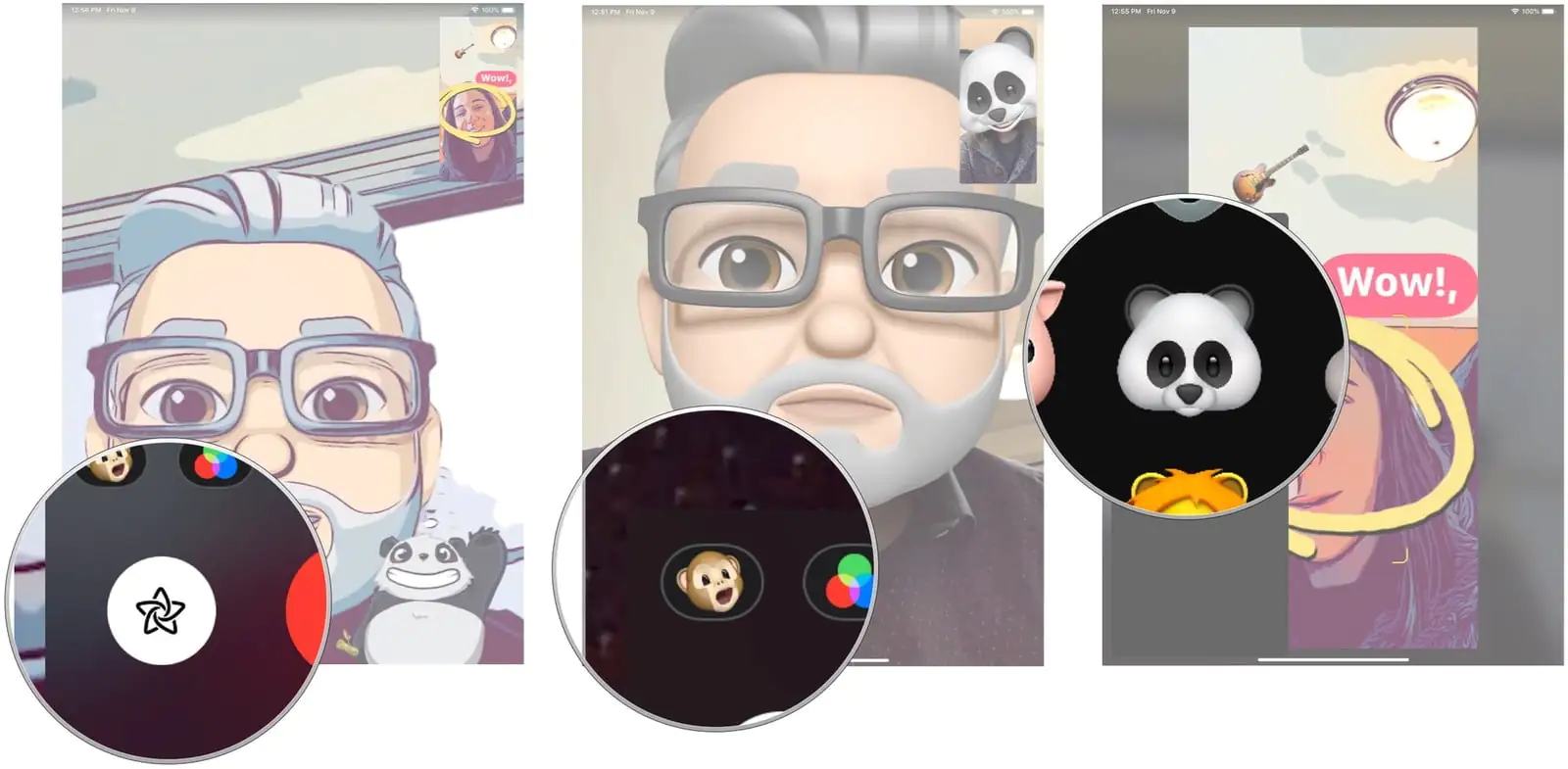 FaceTime'da Memoji, Animoji, Çıkartmalar ve Filtreler Nasıl Kullanılır?