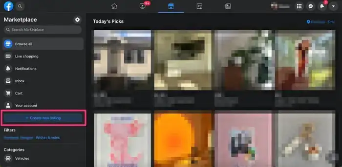 Facebook Marketplace İlan Veremiyorum