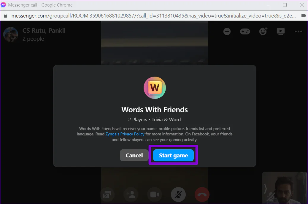 Facebook Messenger Oyun Oynama