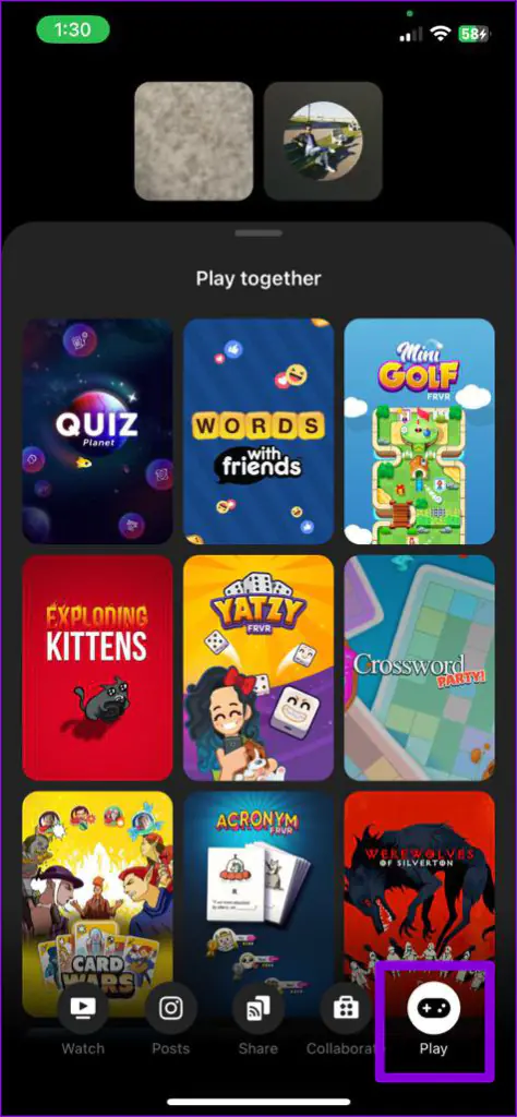 Facebook Messenger Oyun Oynama