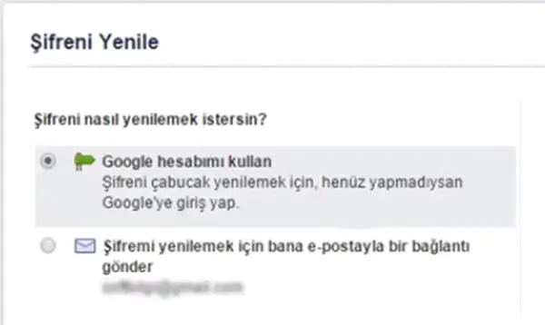 Facebook Şifre Sıfırlama Kodu Gelmiyor!